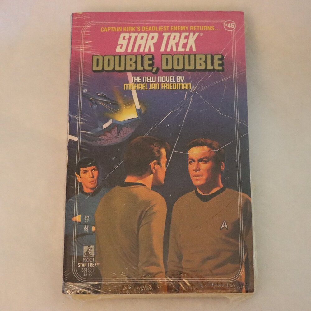 Double, Double Novel by Michael Jan Friedman, Star Trek Paperback book, new